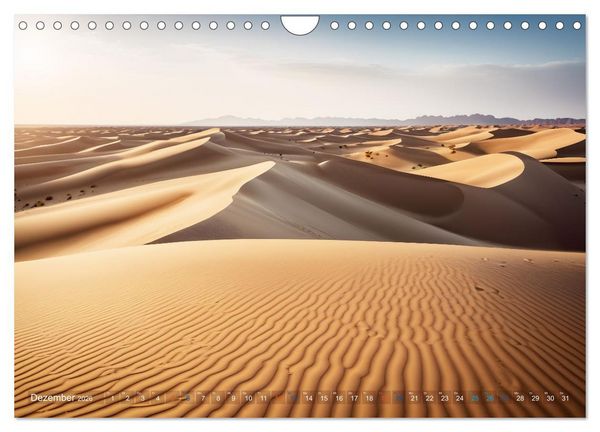 Produktbild: Sandd&uuml;nen In der W&uuml;ste und am Meer (Wandkalender 2026 DIN A4 quer), CALVENDO Monatskalender