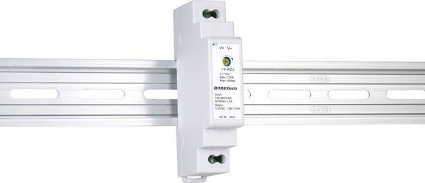 Produktbild: Basetech BT-2250247 Hutschienen-Netzteil (DIN-Rail) 12 V 1.25 A 15 W Anzahl Ausg&auml;nge:1 x Inhalt 1 St.