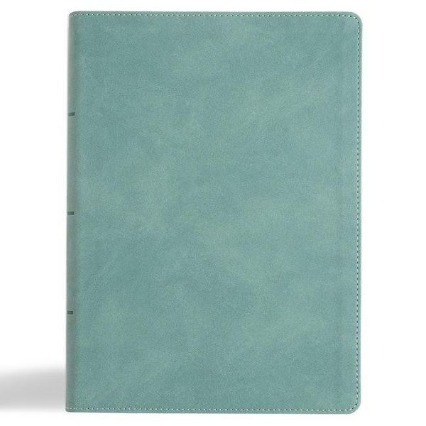 Produktbild: NASB Notetaking Bible, Large Print Edition, Earthen Teal Suedesoft Leathertouch