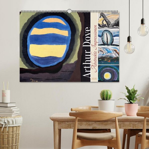 Produktbild: Arthur Dove - Abstrakte Impressionen (Wandkalender 2026 DIN A2 quer), CALVENDO Monatskalender