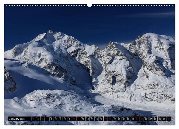 Produktbild: The Upper Engadine (High Quality Premium Wall Calendar 2026 DIN A2 landscape),CALVENDO 12 Month Wall Calendar