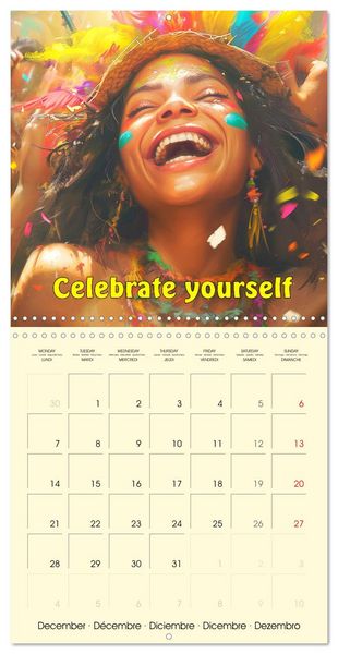 Produktbild: Welcome Beautiful Life. Quotes to brighten your year (Wall Calendar 2026 12 &times; 12 Inch) CALVENDO 12 Month Wall Calendar