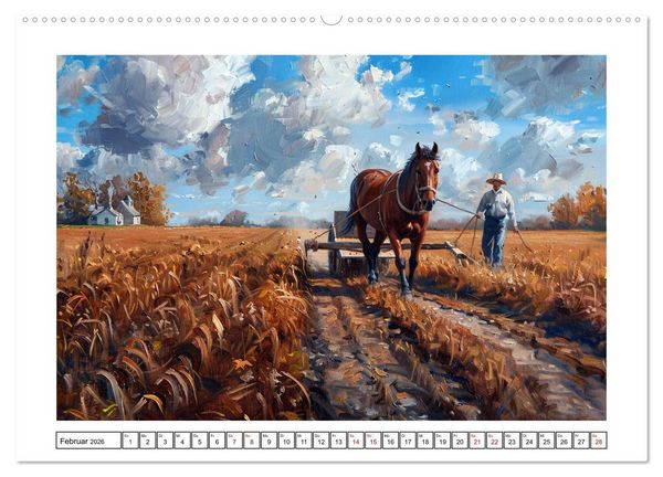 Produktbild: Facetten des alten Landlebens (Wandkalender 2026 DIN A2 quer), CALVENDO Monatskalender