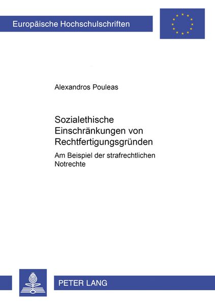 Produktbild: Sozialethische Einschraenkungen von Rechtfertigungsgruenden