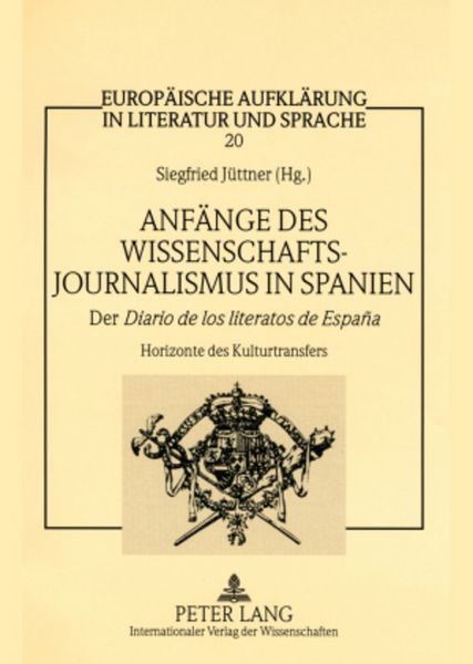 Produktbild: Anf&auml;nge des Wissenschaftsjournalismus in Spanien