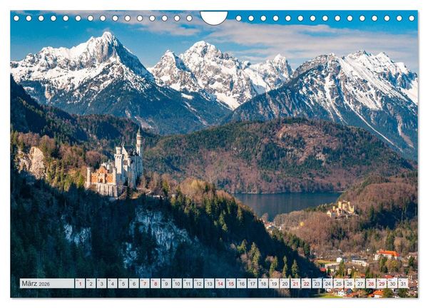 Produktbild: Bayerisches Alpenparadies (Wandkalender 2026 DIN A4 quer), CALVENDO Monatskalender