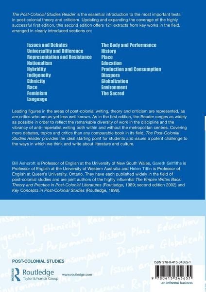 Produktbild: The Post-Colonial Studies Reader