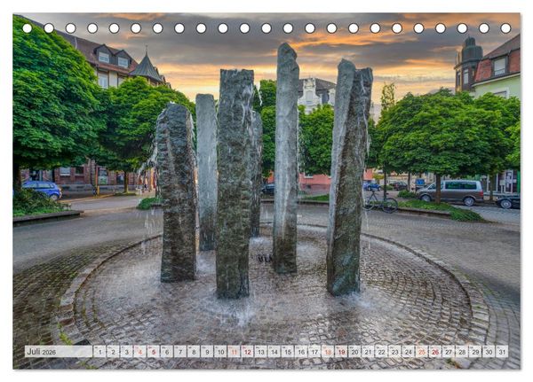 Produktbild: Offenburg Impressionen (Tischkalender 2026 DIN A5 quer), CALVENDO Monatskalender