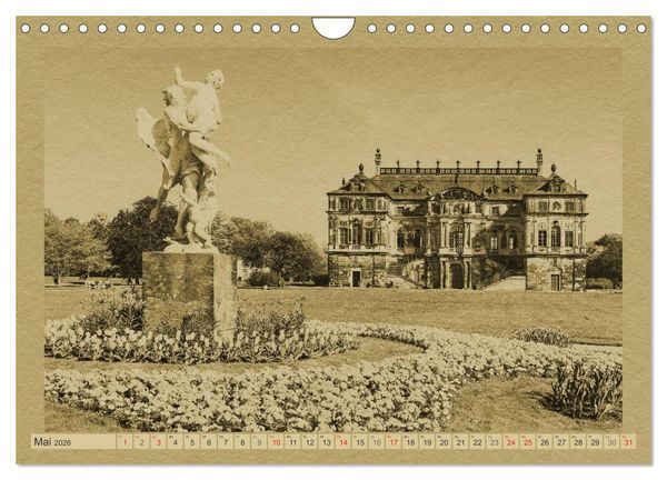Produktbild: Dresden - Ein Kalender im Zeitungsstil (Wandkalender 2026 DIN A4 quer), CALVENDO Monatskalender