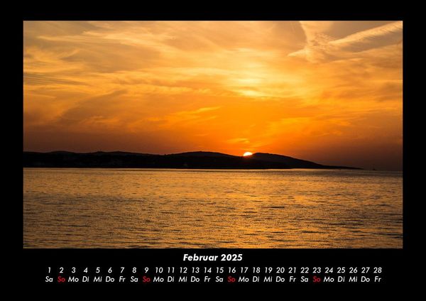 Produktbild: Sonnenunterg&auml;nge 2025 Fotokalender DIN A3