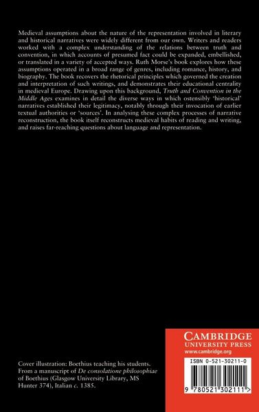 Produktbild: Truth and Convention in the Middle Ages