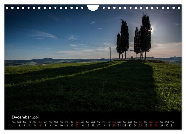Produktbild: Tuscany Amazing Val d'Orcia (Wall Calendar 2026 DIN A4 landscape), CALVENDO 12 Month Wall Calendar