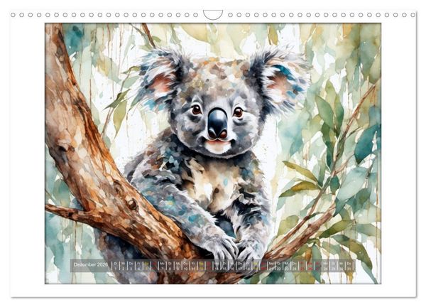 Produktbild: Liebenswerte Beuteltiere (Wandkalender 2026 DIN A3 quer), CALVENDO Monatskalender