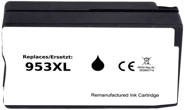 Produktbild: Renkforce Druckerpatrone ersetzt HP 953XL, L0S70AE Kompatibel Schwarz RF-5655894