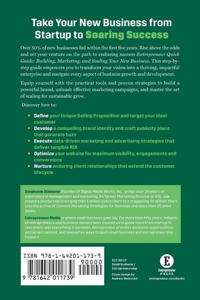 Produktbild: Building, Marketing, and Scaling Your New Business