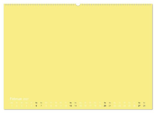 Produktbild: Bastelkalender - Gelb (Wandkalender 2027 DIN A2 quer), CALVENDO Monatskalender