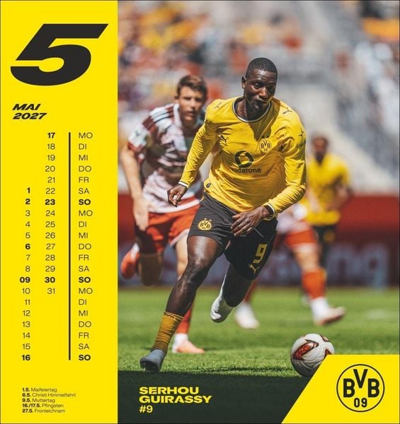 Produktbild: BVB Postkartenkalender 2027