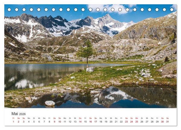Produktbild: Alpensee - Wunder der Natur (Tischkalender 2026 DIN A5 quer), CALVENDO Monatskalender