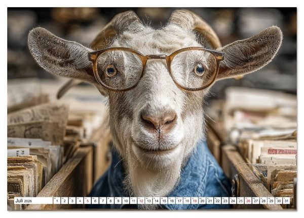 Produktbild: Die Chaos GmbH - Tierisch faule Kollegen (hochwertiger Premium Wandkalender 2026 DIN A2 quer), Kunstdruck in Hochglanz