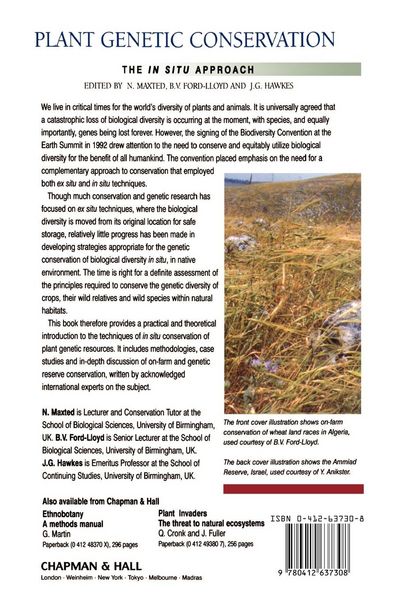 Produktbild: Plant Genetic Conservation
