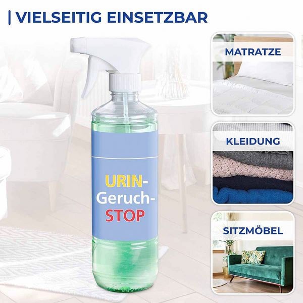 Produktbild: Urin-Geruch-Stopp Mensch, 2er Set , 2 x 500 ml Geruchsentferner