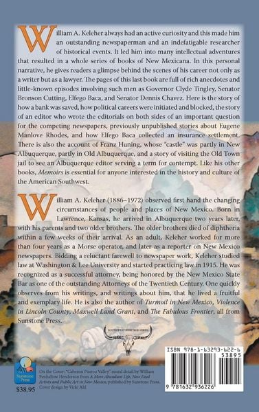 Produktbild: Memoirs, Episodes in New Mexico History, 1892-1969
