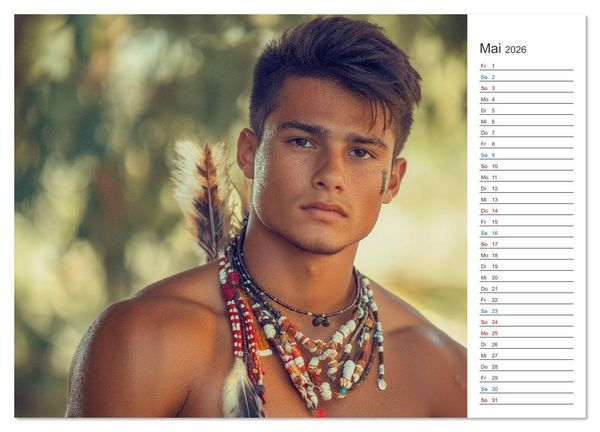 Produktbild: Im Bann des Kriegers (hochwertiger Premium Wandkalender 2026 DIN A2 quer), Kunstdruck in Hochglanz