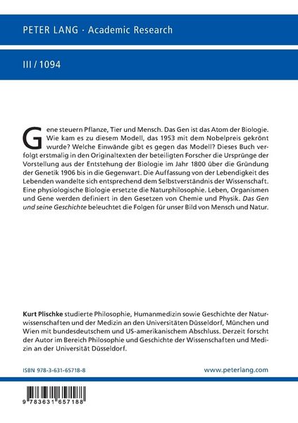 Produktbild: Das Gen und seine Geschichte