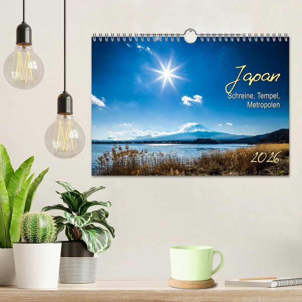 Produktbild: Japan - Schreine, Tempel, Metropolen (Wandkalender 2026 DIN A4 quer), CALVENDO Monatskalender