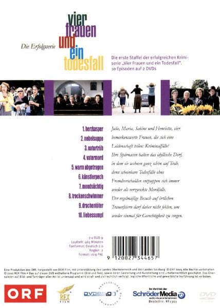 Produktbild: Vier Frauen und ein Todesfall - Staffel 1 [2 DVDs]