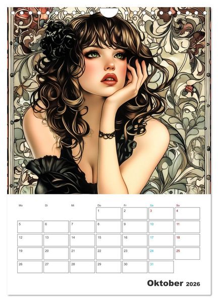Produktbild: Eleganz der Epoche (Wandkalender 2026 DIN A4 hoch), CALVENDO Monatskalender