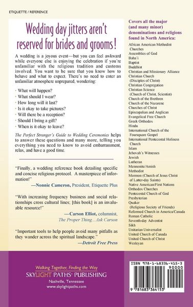 Produktbild: The Perfect Stranger's Guide to Wedding Ceremonies