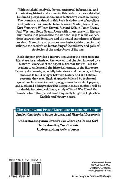 Produktbild: Understanding the Literature of World War II