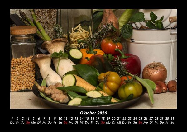 Produktbild: Gem&uuml;sekalender 2026 Fotokalender DIN A3