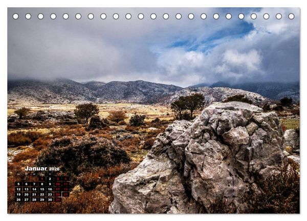 Produktbild: Kretas facettenreicher Westen (Tischkalender 2026 DIN A5 quer), CALVENDO Monatskalender