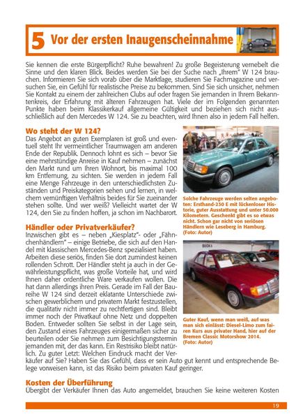 Praxisratgeber Klassikerkauf Mercedes-Benz W 124