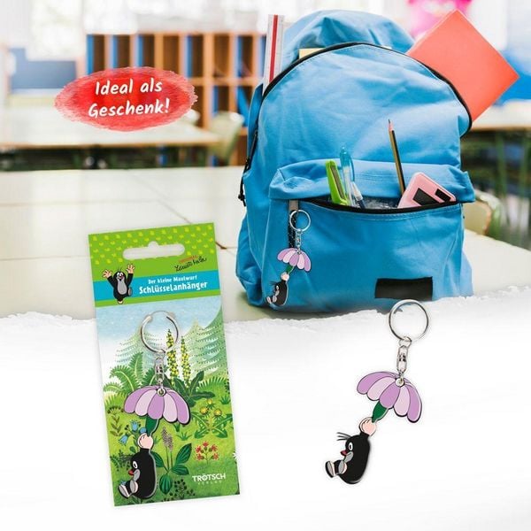Produktbild: Tr&ouml;tsch Der kleine Maulwurf 3D Schl&uuml;sselanh&auml;nger Fallschirm