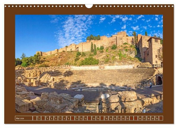 Produktbild: Ein Herz f&uuml;r M&aacute;laga (Wandkalender 2026 DIN A3 quer), CALVENDO Monatskalender