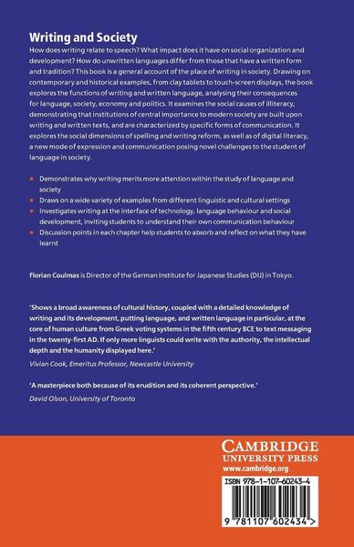 Produktbild: Writing and Society