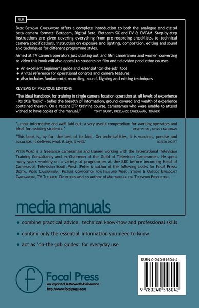 Produktbild: Basic Betacam Camerawork