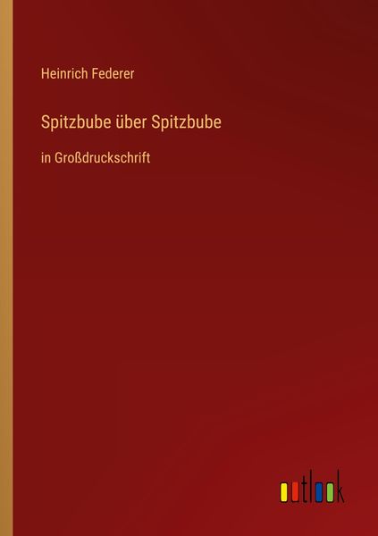 Produktbild: Spitzbube &uuml;ber Spitzbube
