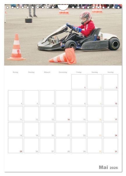 Produktbild: Slalomkart - Gas, Gas, Vollgas! 2026 (Wandkalender 2026 DIN A4 hoch), CALVENDO Monatskalender