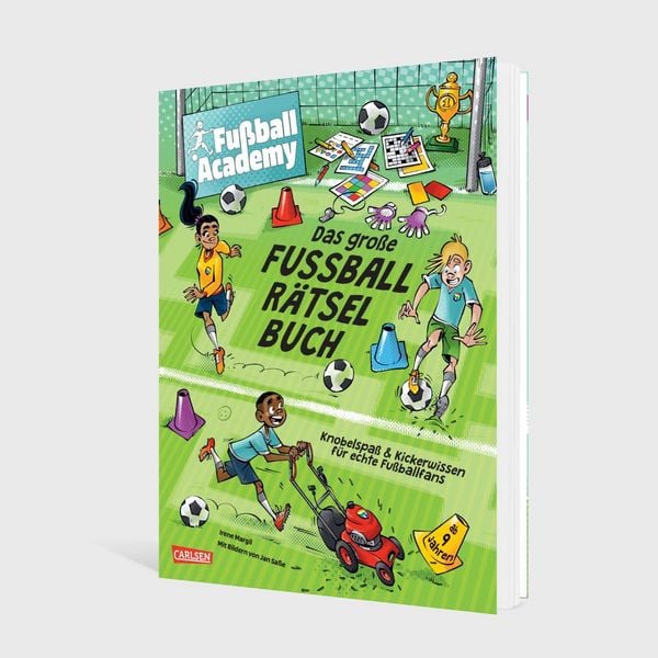 Produktbild: Fu&szlig;ball Academy: Das gro&szlig;e Fu&szlig;ball-R&auml;tselbuch