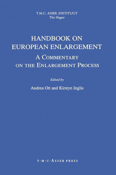 Produktbild: Handbook on European Enlargement:A Commentary on the Enlargement Process