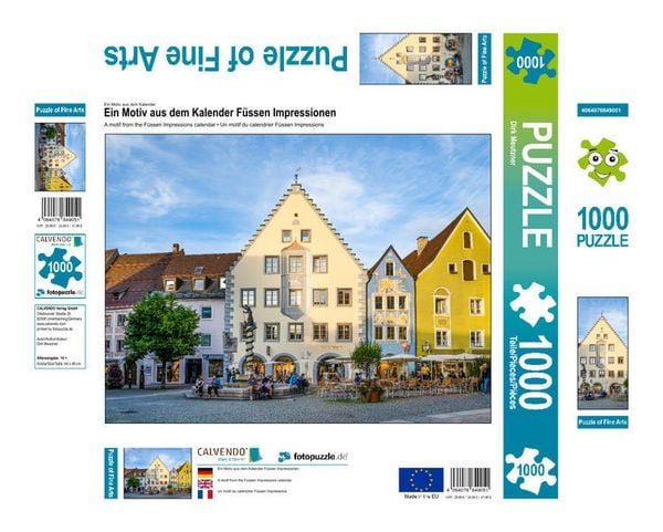 Produktbild: CALVENDO Puzzle Ein Motiv aus dem Kalender F&uuml;ssen Impressionen | 1000 Teile Lege-Gr&ouml;&szlig;e 64x48cm Foto-Puzzle f&uuml;r gl&uuml;ckliche Stunden