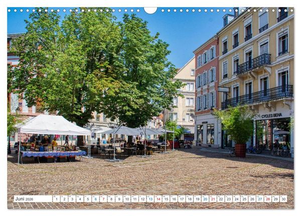 Produktbild: Mulhouse - Das s&uuml;dliche Tor der els&auml;ssischen Weinstra&szlig;e (Wandkalender 2026 DIN A3 quer), CALVENDO Monatskalender