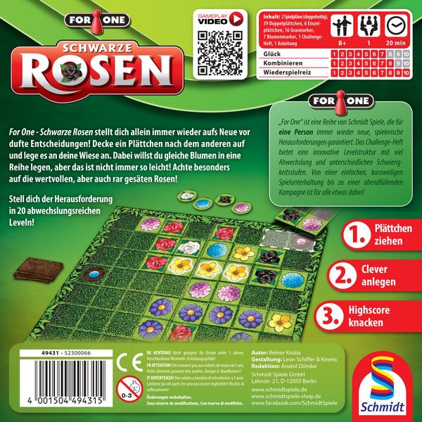 Produktbild: For One, Schwarze Rosen