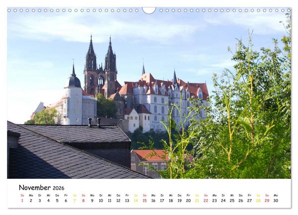 Produktbild: Mei&szlig;en (Wandkalender 2026 DIN A3 quer), CALVENDO Monatskalender
