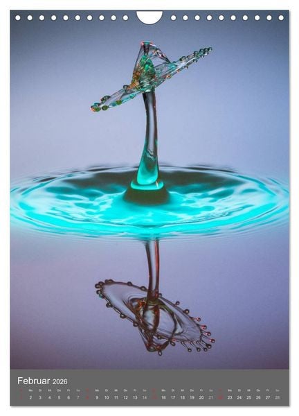 Produktbild: Liquid Art, Highspeed Tropfenfotografie (Wandkalender 2026 DIN A4 hoch), CALVENDO Monatskalender