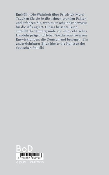 Produktbild: Geheimpolitische Fakten &uuml;ber Friedrich Merz